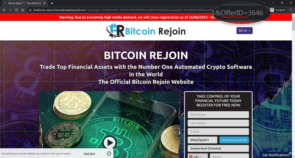 Bitcoin Rejoin Review Referral