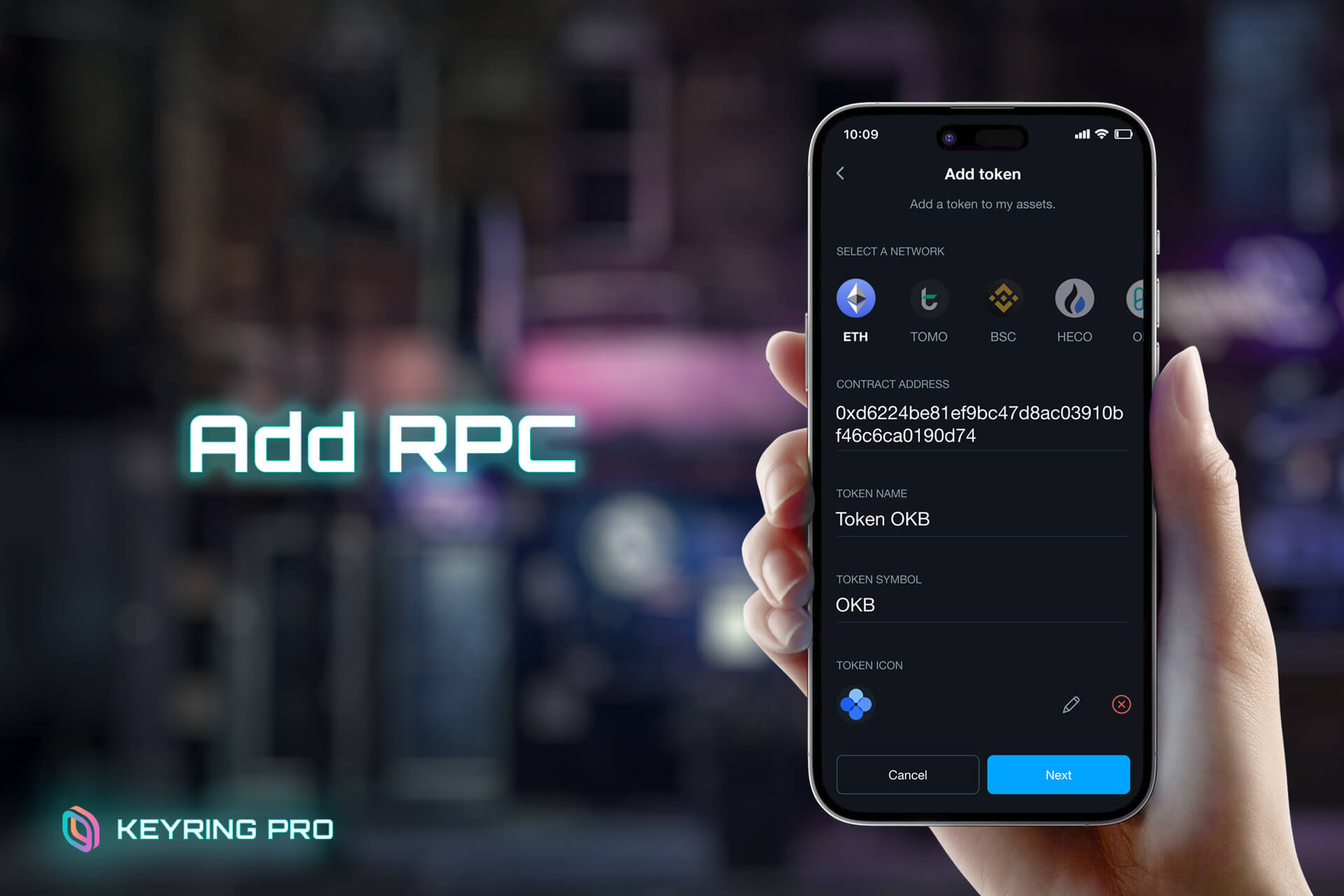 how to add rpc