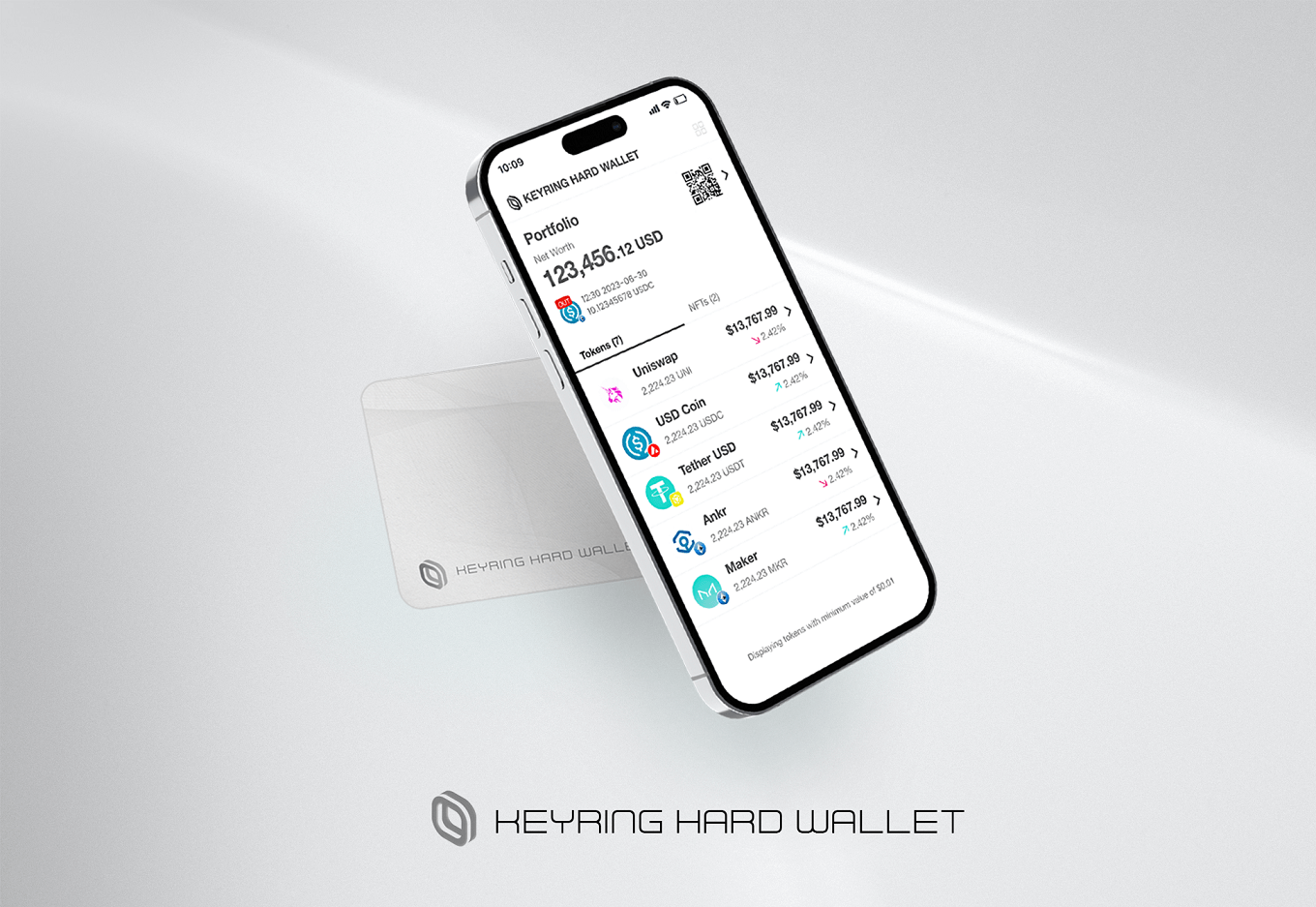 KEYRING HARD WALLET Noncustodial Hardware Wallet