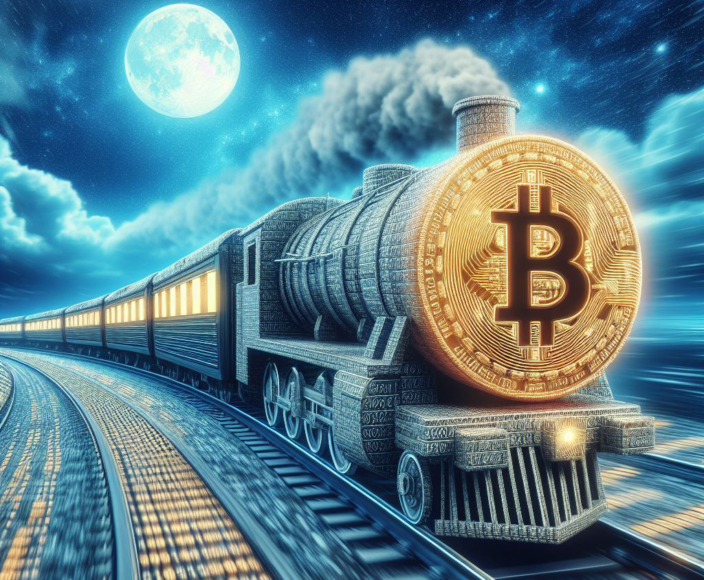 Bitcoin fintechzoom train running