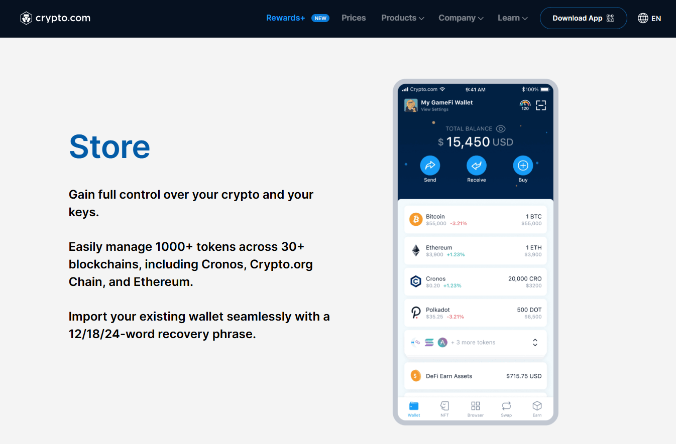 Fintechzoom best crypto wallet Crypto.com DeFi Wallet