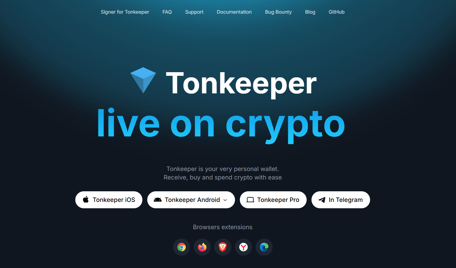 Fintechzoom best crypto wallet Tonkeeper