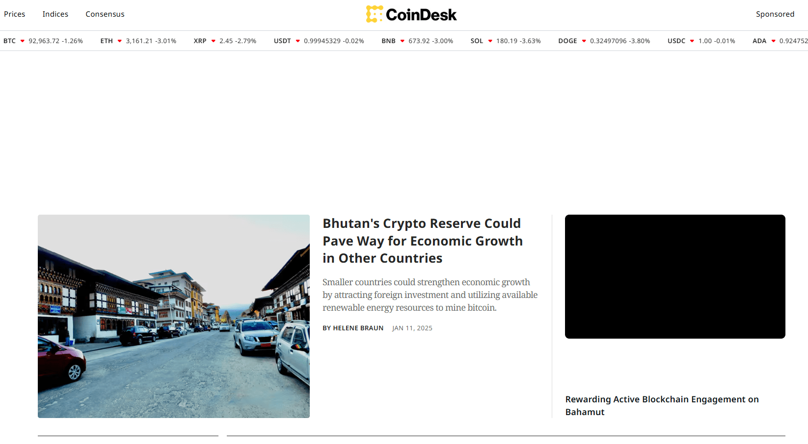 Newznav.com Crypto Archives Page Coindesk