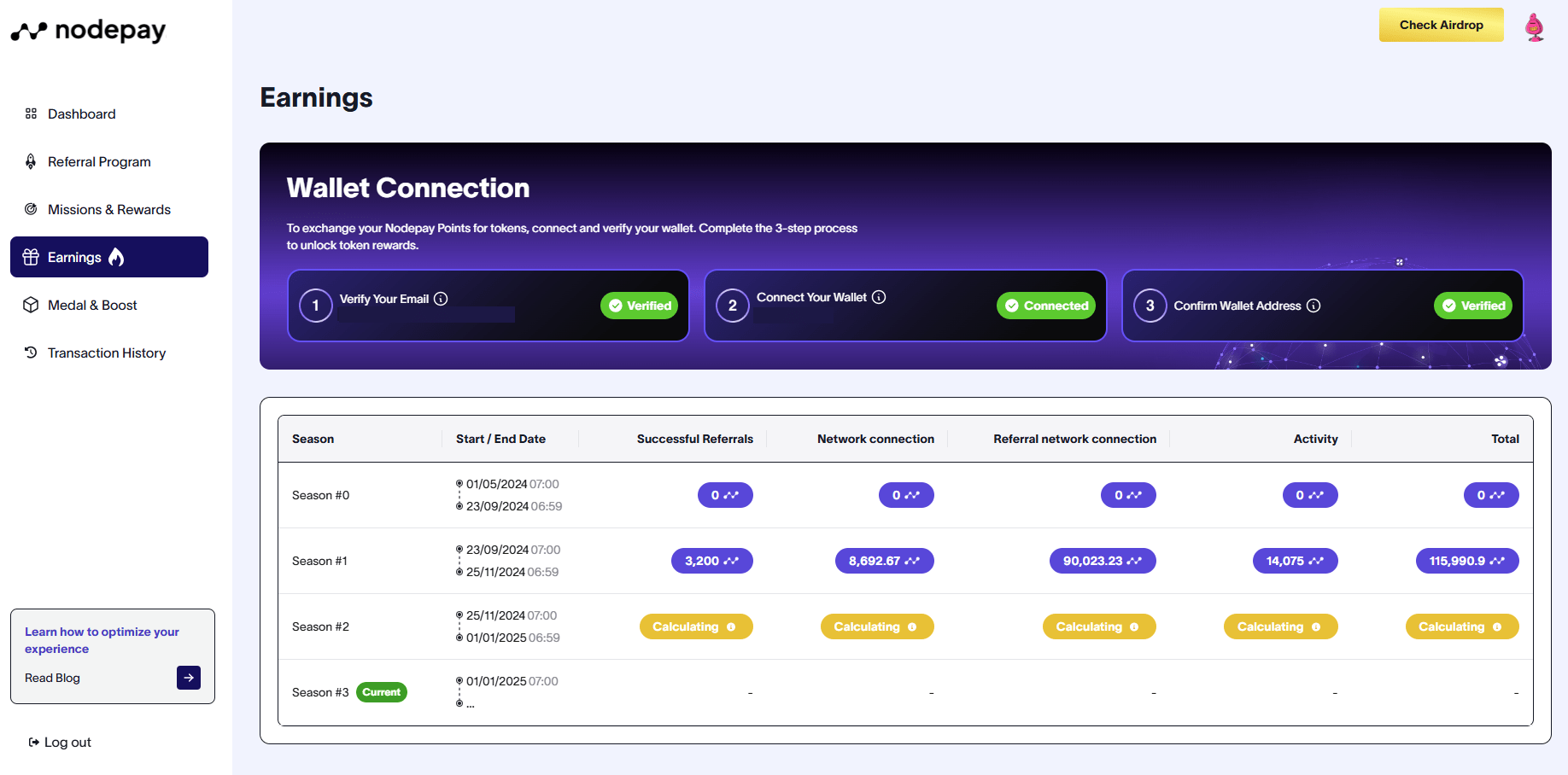 Solana Airdop Checker Nodepay edit