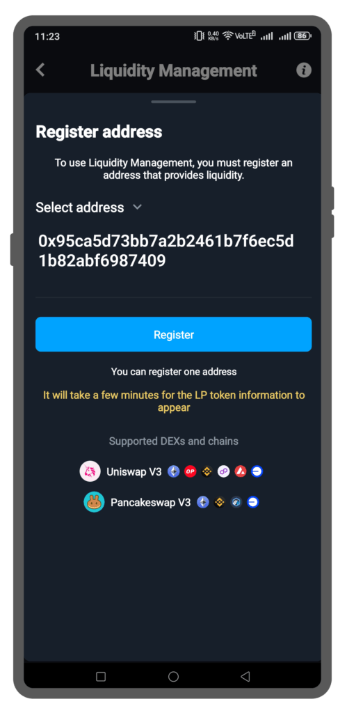 KEYRING PRO Wallet 4.5.0 Update 1 account only